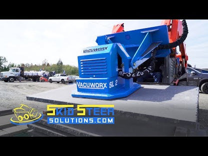 Vacuworx Vacuum Lifting System | Model SL2 | Width 29" | 4,400 lb Capacity | 1 To 10 Ton | 10 GPM | For Skid Steer & Mini Excavator