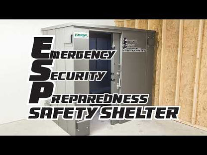 Swisher 25-Person ESP Safety Shelter | Model SR84X144G | 87" External Length | EF5 Tornado Protection | Up to 25-Person Capacity | FEMA & NSSA Certified Safe Room