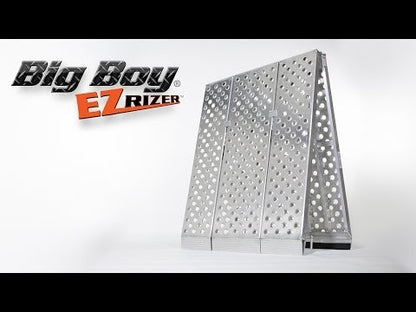 Black Widow Big Boy EZ Rizer™ 3-Piece Arched Folding Ramp | Model MF3-9647-EZ To MF3-14447-EZ | Lengths 8' To 12' | Capacity 1,500 To 3,000 lb | Horsepower 4 To 90+ HP | For Motorcycle, ATV & UTV