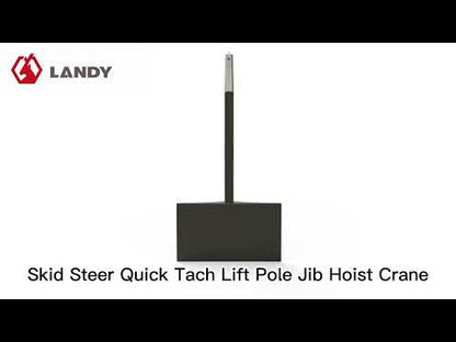 Landy Attachments Crane Jibs (Fixed & Tilt) | Capacity 5500–9900 lb | Short & Long Reach | 8-30 GPM | 2-5 Tons | For Forklifts, Skid Steers & Excavators