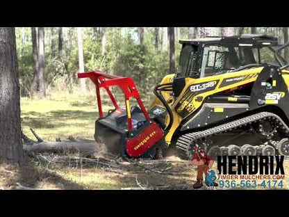 Seppi Forestry Mulcher with Knives / Carbide | Model Miniforst CL 150 / 175 / 200 | 59" - 79" Working Width | For Compact Track Loaders