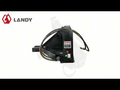 Landy Attachments Heavy Duty Post & Tree Puller | Width 48" | 16-20 GPM | 12-15 HP | For Skid Steer, ATVs, UTVs & Tractors