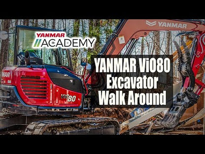 Yanmar Crawler Excavator | 2024 Model VIO80-7 | 30" Bucket | 14' 3" Dig Depth | 67 HP | For Heavy-Duty Excavation