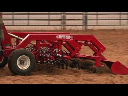 Red Master Harrow | T-Rex | Hydraulic Arena Drag | 8 ft Width | 20–40 HP| For Compact & Utility Tractors