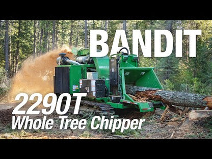 2025 Bandit Drum Style Whole Tree Chipper | Model 2290 | Width 118" inches | Forestry Style Stationary Discharge