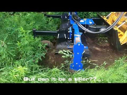MTW TerrainTitan RTS Skid Steer Power Box Rake / Soil Conditioner | Width 84", 96" & 120" | 30-40 GPM | For Skid Steers