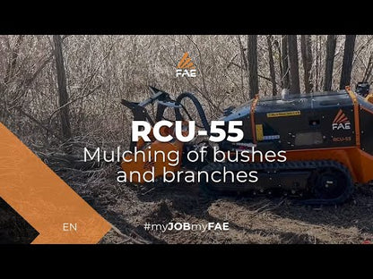 FAE Remote-Controlled Tracked Carrier | Model RCU55 | 56 HP | Up to 55° Slopes | For Forestry