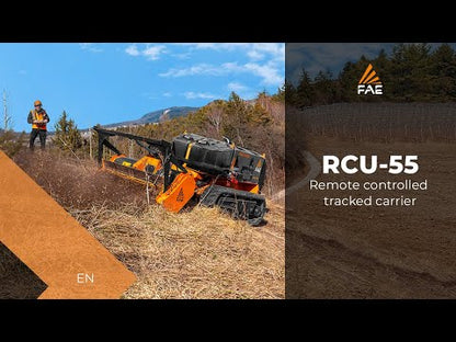 FAE Remote-Controlled Tracked Carrier | Model RCU55 | 56 HP | Up to 55° Slopes | For Forestry