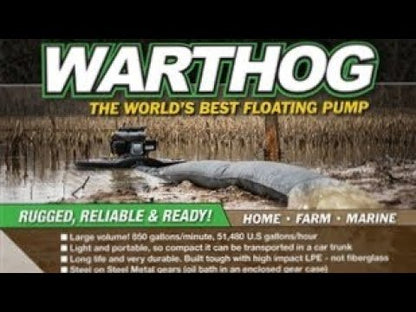 Higdon Warthog Floating Pump | Powerful 5HP Kohler Moter | 850 GPM