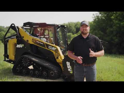ASV Skid Steer | Model Posi-Track VT80 Forestry | 17.7" Track Width | 34 GPM High Flow Hydraulics @ 3,480 PSI | 74 HP Yanmar Engine | For Forestry Mulching & Land Clearing Operations