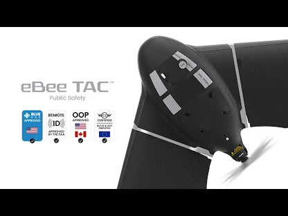 AgEagle eBee TAC Public Safety Drone | 90-Min Flight | 1.5 cm Accuracy | Coverage 1,235 Acre per flight