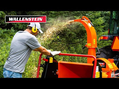 Wallenstein 3PT Hitch Wood Chipper | Model BX Series | Engine Horsepower 12-120 HP | Rated RPM 540 - 1000 | For Tractors