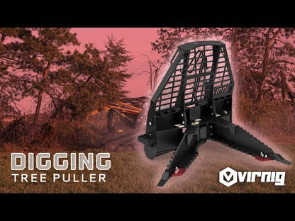Virnig Skid Steer Digging Tree Puller | Model DTP | 50" Width | Hydraulic Flow 15 To 25 GPM | For Skid Steer