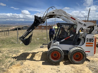 Mazio Fixed-Arm Backhoe | Universal SSL Coupling | High-Power Hydraulic Cylinders | For Skid Steer & Mini Loaders