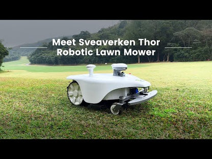 Sveaverken Alva Robotic Lawn Mower (US Standard) | Weight ~122 kg | Slope 33° | Smart, Efficient, and Fully Automatic