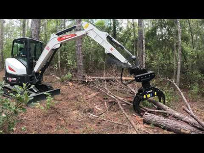 Baumalight Log Grapple | Model LXI524G | Width 20" | 8–30 GPM | 3.5–5 Ton | For Excavators