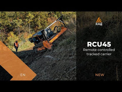 FAE Remote-Controlled Tracked Carrier | Model RCU45 | 44 HP | For Forestry Mulching