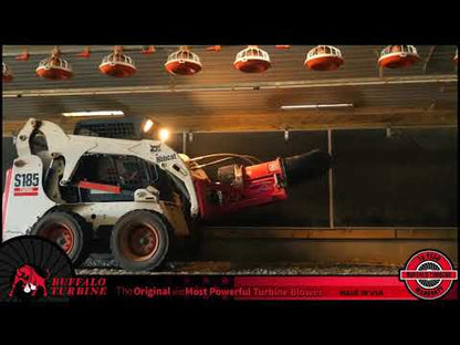 Buffalo Turbine Hydraulic Debris Blower | Model BT‑HY4 | 14,500 CFM | 16–40 GPM | For Skid Steers