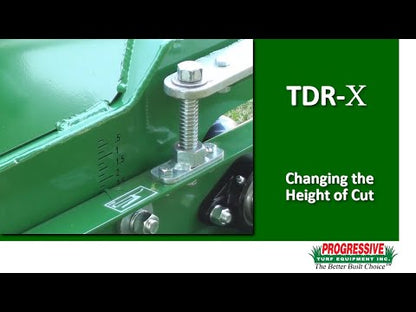 Progressive Turf Equipment Inc. Tri-Deck Roller Finishing Mower | Model TDR-X | Cutting Width 10' 6" | 35–45 HP | For Tractors