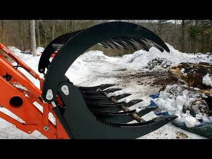 Titan Attachments Extreme Root Grapple Rake | Overall Width 60"-84" inches | Horsepower 50-90 HP | Oil Flow 10–25 GPM | For Tractors & Skid Steer