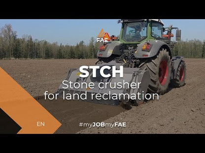 FAE | STCH Stone Crusher | Models 200 To 250 | Widths 82" To 100" | Fixed-Tooth Rotor | Crushed Rock Depth 10" | Horsepower 280 To 400 HP | For Tractors