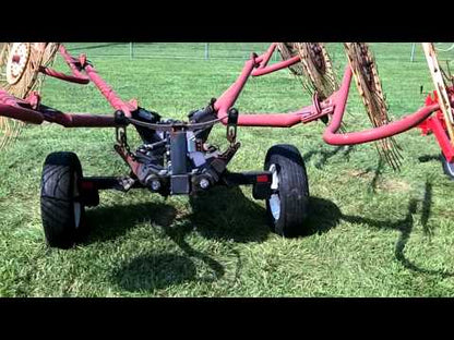 OGDEN METALWORKS Hay Rake V Rake | Model RCR series | Wheel Rake 8-12 | Width 55″–60" | For Tractor