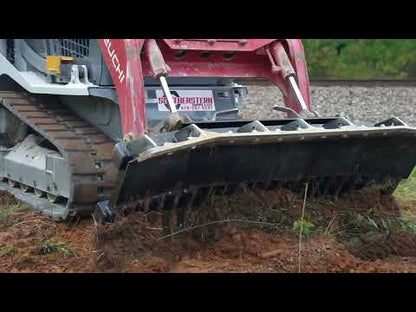Solesbee’s | Reversible Stick Rake Blade | Width 6 To 8 Feet | Hydraulic Flow 18 To 20 GPM | For Skid Steers