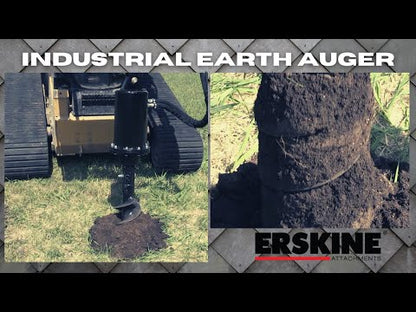 Erskine 42" Hex Heavy Duty Auger Bit | With Tooth Chisel Hardfaced | For Skid Steer