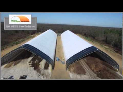 FarmTek ClearSpan Gable HD Building System | High Clearance, Durable Steel Frame, UV-Resistant Cover