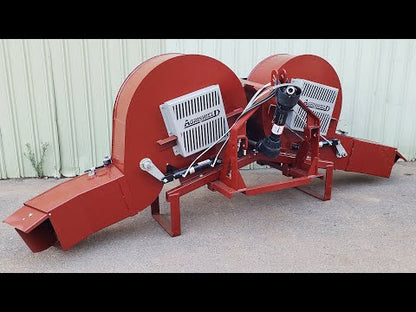 Agrishield Double PTO Berm Blowers | Horsepower 70 HP | Hydraulically-Operated Dampers | For Tractors