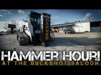 Danuser Hammer | Model CB40 | Width  25.1" inches | Oil Flow Range 12–30 GPM | For Skid Steer
