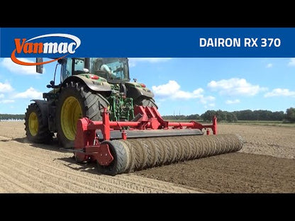 Rotadairon RX Series Heavy-Duty Stone Burier | Model RX-250, RX-300 & RX-370 | Working Width 98.5", 120" & 145" | Mesh, Iron & Rubber Roller | Horsepower 110-280 HP | For Tractors