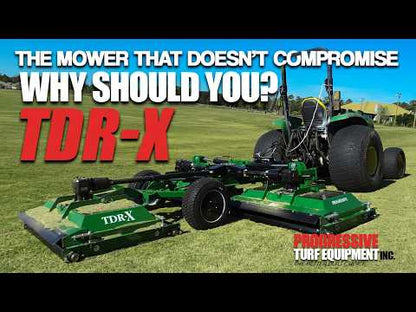Progressive Turf Equipment Inc. Tri-Deck Roller Finishing Mower | Model TDR-X | Cutting Width 10' 6" | 35–45 HP | For Tractors