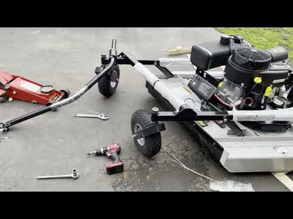 Kunz Engineering | Best Quality Rough Cut Mower AcrEase | Model MR55KEI | 57″ Cutting Width | Pull Type | Horsepower 27 HP Kohler EFI | For ATV, UTV & Small Tractor