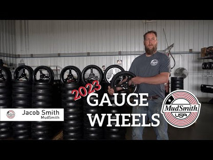 MudSmith Spoked Gauge Wheel | Model MS Series | 2.5"–4.5" Width | Heavy-Duty Cast Iron Hub | For Air Seeders, Disc Drills & Planters