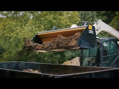 HitchDoc Push-Off Bucket | Model HPO72 | Width 72" inches | Oil Flow Range 12-25 GPM | For Skid Steers