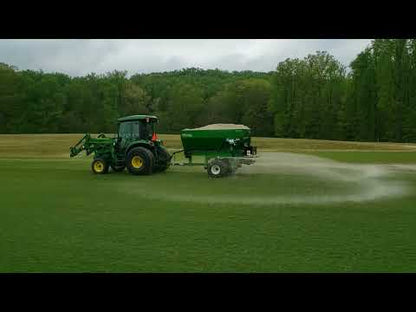 TurfTime Topdresser | Model TT-2410-TT-2430 | With 36"-48" (Top) & 25" (Bottom) | Hopper Capacity 1-3.5 yds | Horsepower 30-50 HP | For Tractors