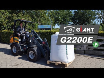 Tobroco-GiANT | Compact Wheel Loaders | G1200, G2200E & G2700HD | 36–43 mm Width | 25–50 HP | For Landscaping, Agriculture & Construction