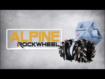 RockZone Rockwheel Twin Drum Cutters | Model D20 & D30 | Width 42" - 46" | Machine Size 17 - 42 Tons | For Excavators