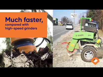 Dipperfox Stump Crushers | Model SC-600 | Cutting Diameter 23.6" | Hydraulic Flow Range 17-40 GPM | For Skid Steers
