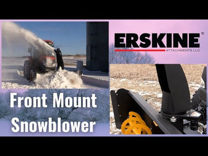 Erskine Front Mount Snowblower | Models FM-620, FM-725, FM-925, FM-965 & FM-1085 | With Hydraulic & Electric Deflector | For Tractor