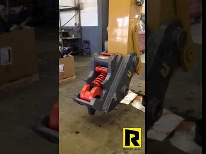 Rockland HKR Excavator Coupler | Machine Weight 15,001 to 110,000 lbs | Pick-up Pin Size 45mm to 100mm | Bottom Coupler Width 6.4" to 15.75" | For Excavators