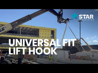 Star Industries Universal Forklift Lift Hooks | Models 1366, 1370B, 1371B & 1377 | Capacity 6,000 To 22,000 lbs | For Forklift