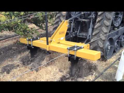 Northstar Attachments Tire Track Ripper Subsoiler | Model R2 Series | Beam Width 55" to 72" | 45–80 HP | For Tractor