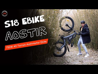 Aostirmotor All Terrain Electric Mountain Bike S18- 750W Motor | 48V 12Ah Battery