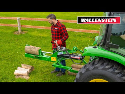 Wallenstein | 3-Point Log Splitter | Model WX310 To WX370 | Split Opening 24" To 48" | Horizontal & Vertical | Horsepower 35+ HP | For Tractors