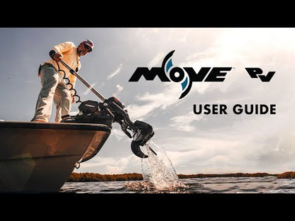 Power Pole | Trolling Motor | Move PV | Brushless Motor | 72” Shaft | 78 - 100 lbs Thrust | 24V - 36V | Saltwater & Freshwater Bow-Mount