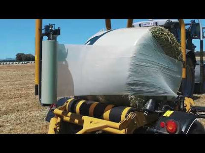 Tanco Round Bale Wrapper | Model D66-1400-V | Width 105" | 30-60 GPM | 40-60 HP | For Skid Steers, Tractors & Loaders