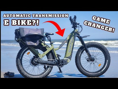 QuietKat Apex Series E-Bikes | Model Apex-HD | Mid-Drive Motor 1,000 Watt | 5-Speed Automatic Shifting