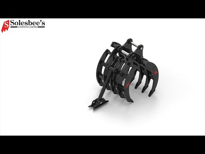 Solesbee’s Hydraulic Pin Mounted Thumb | SEG Series | Width 36"-54" | Machine Size 8 – 39 Tons | For Excavators